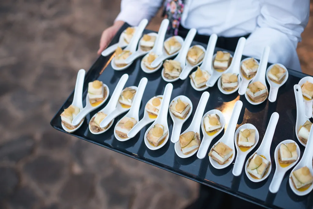 Servicio de catering en un evento